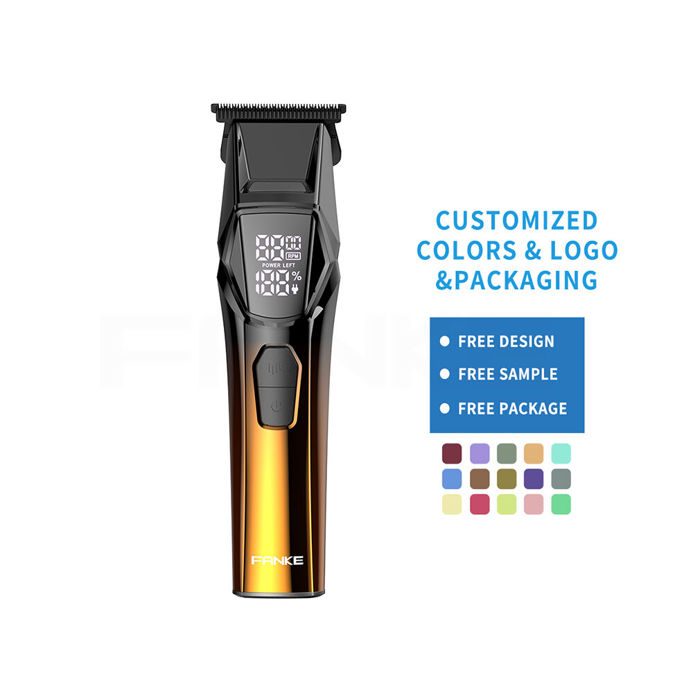 FK-9008 工業用メンズヘアクリッパー：チタン製ブレード、3段階